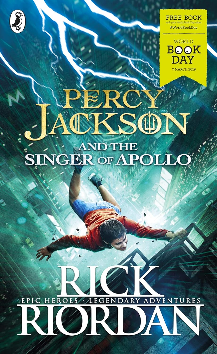 Percy Jackson and the Singer of Apollo by Rick Riordan World Book Day 2019 - Lets Buy Books
