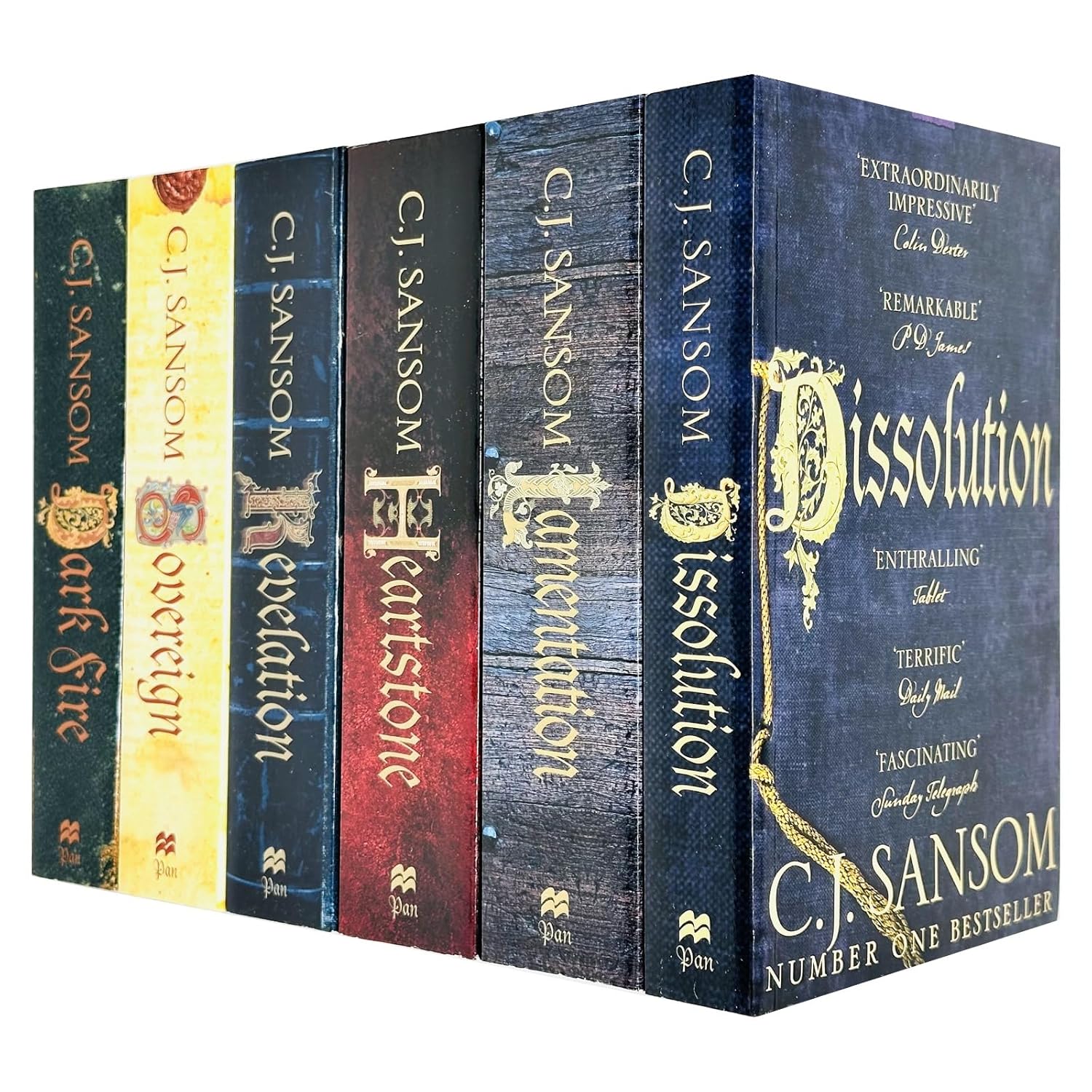 Shardlake Series 6 Books Collection Set By C. J. Sansom Sovereign, Revelation - Lets Buy Books
