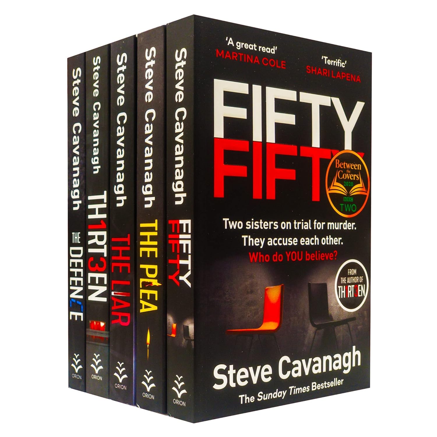 Steve Cavanagh Collection 5 Books Set Fifty Fifty, Defence, Plea, Thirteen, Liar, - Lets Buy Books