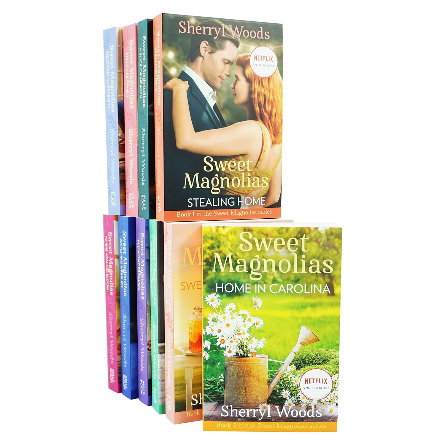 The Sweet Magnolias Series Books 1 - 10 Collection Set by Sherryl Woods NETFLIX - Lets Buy Books