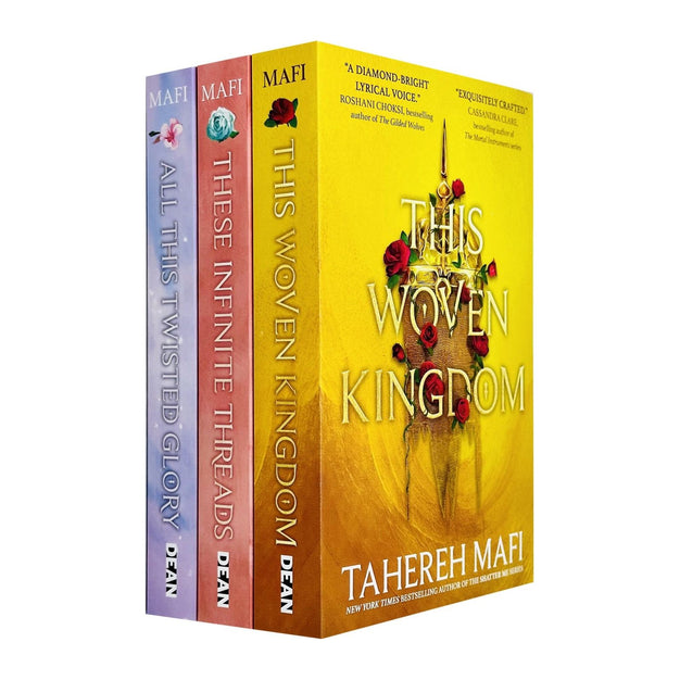 This Woven Kingdom Series by Tahereh Mafi 3 Books Collection Set All This Twisted Glory, This Woven Kingdom, These Infinite Threads by Tahereh Mafi