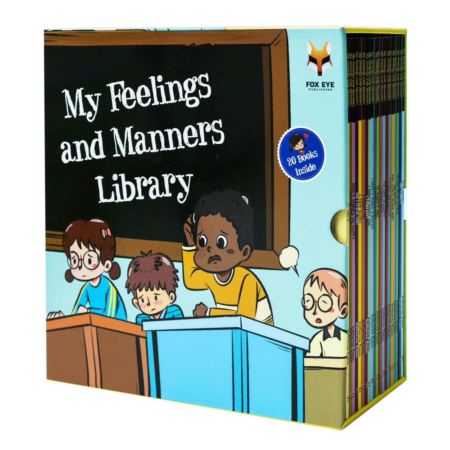 My Feelings and Manners 20 Books Box Set by Katherine Eason Anxiety, Responsibilities, Physical Aggression - Lets Buy Books