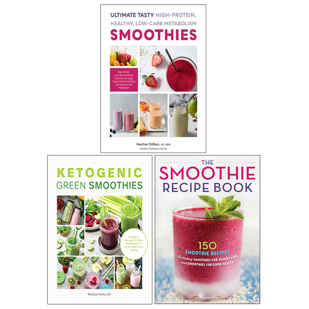 The Smoothie Recipe, Ultimate Tasty High Protein, Ketogenic Green Smoothies 3 Books Collection Set - Lets Buy Books