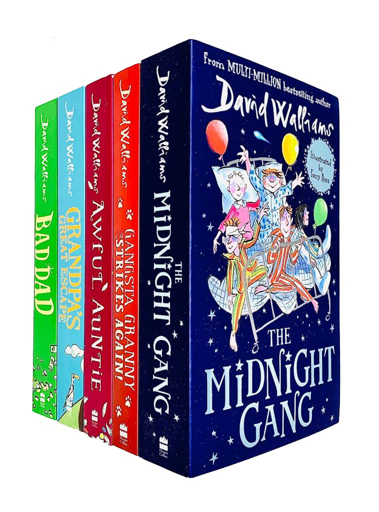 David Walliams Collection 5 Books Set Bad Dad, Grandpa Great Escape, Awful Auntie - Lets Buy Books