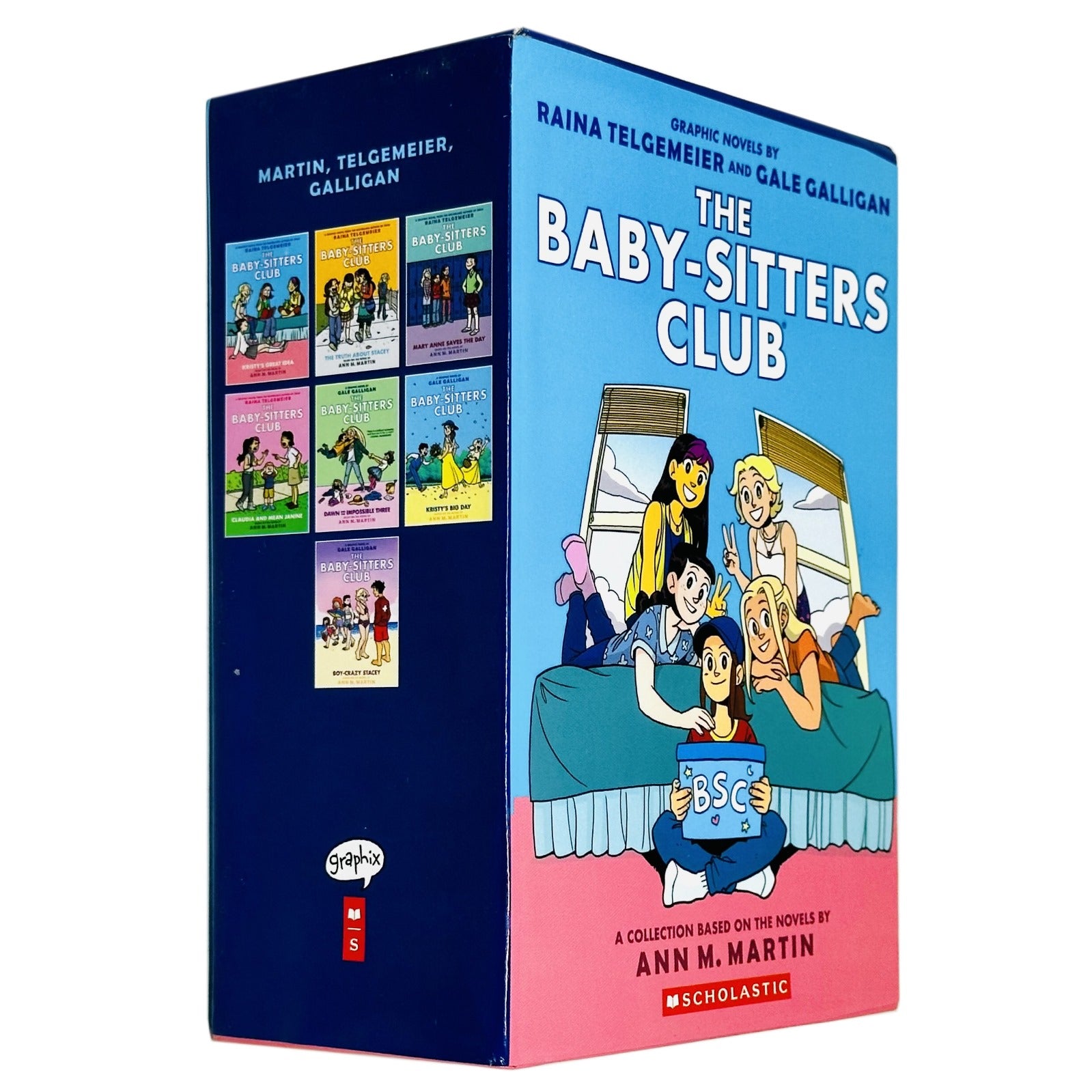 The Baby-Sitters Club Graphic Novels 1-7: A Graphix Collection Books Set Paperback - Lets Buy Books
