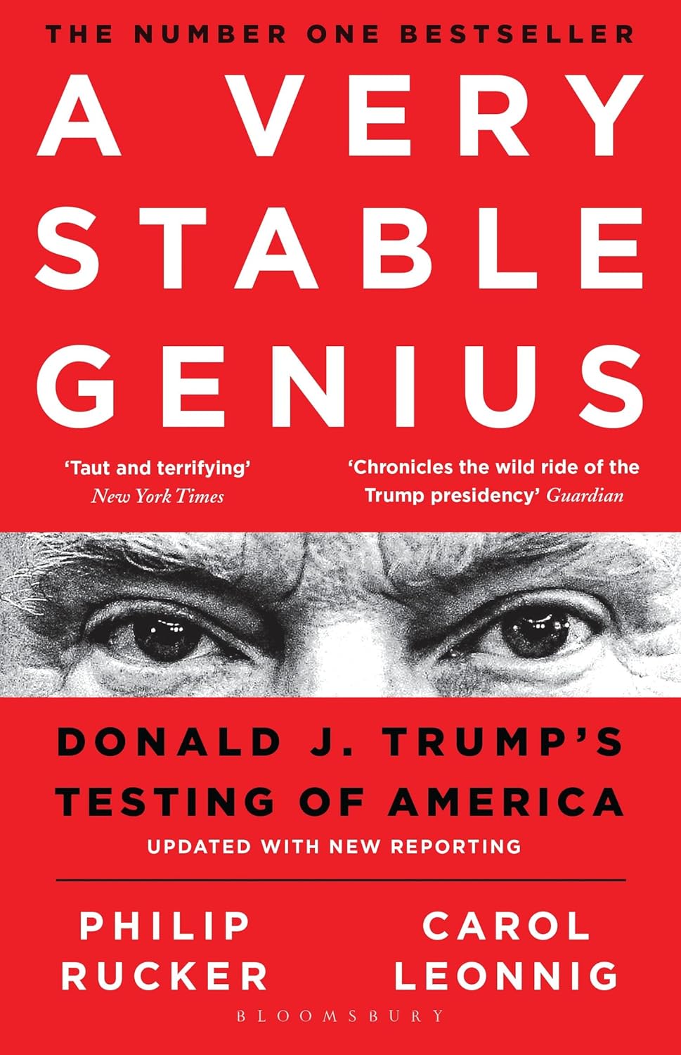 A Very Stable Genius: Donald J. Trump's Testing of America by Philip Rucker & Carol Leonnig - Paperback political non-fiction book cover