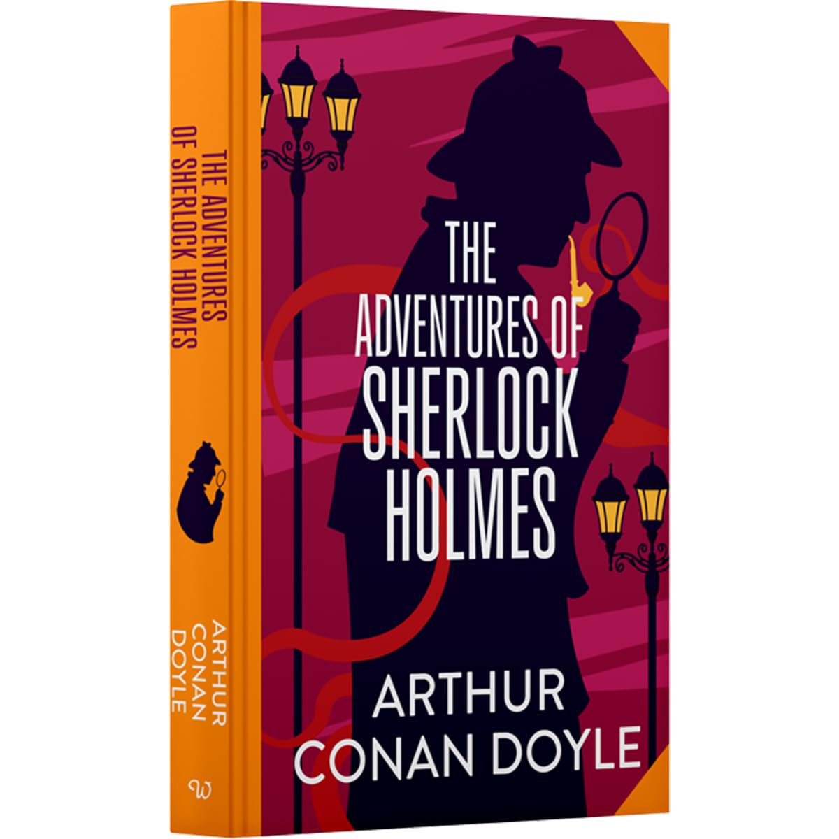 The Adventures of Sherlock Holmes by Arthur Conan Doyle - deluxe sprayed edge hardback classic mystery book