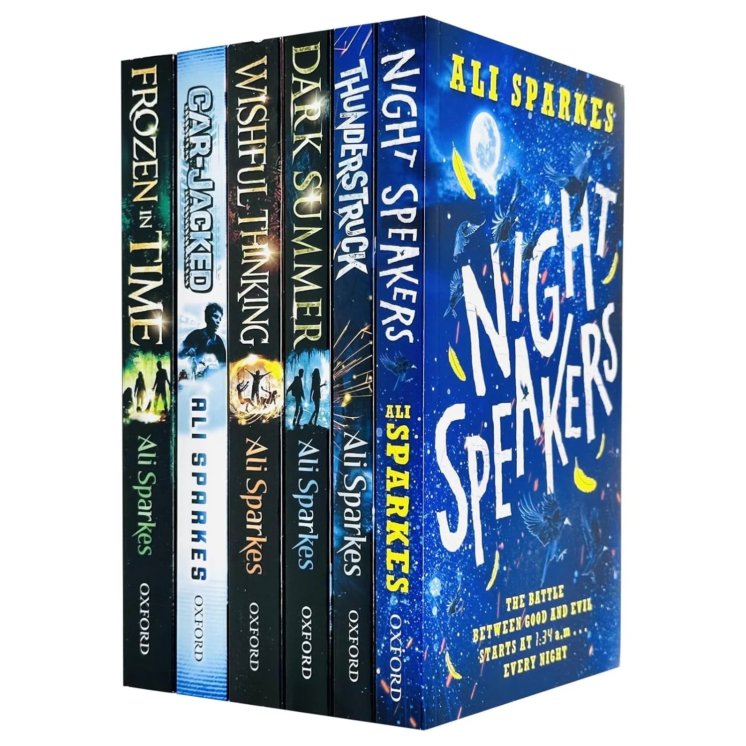 Ali Sparkes 6 Books Collection Set - Frozen in Time, Car-Jacked, Wishful Thinking and more - paperback front cover