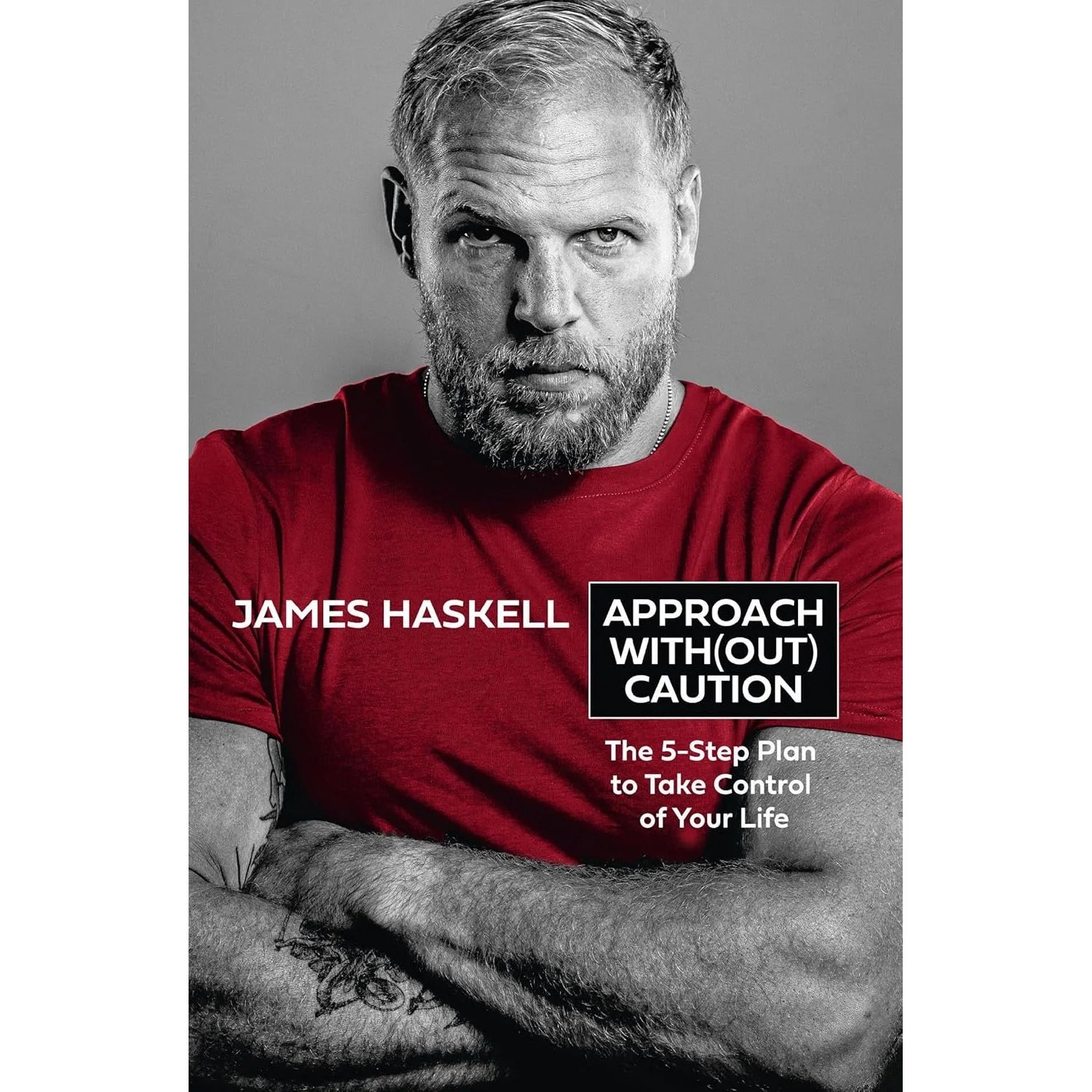 Approach Without Caution by James Haskell - brand new hardback self-help and mindset book cover
