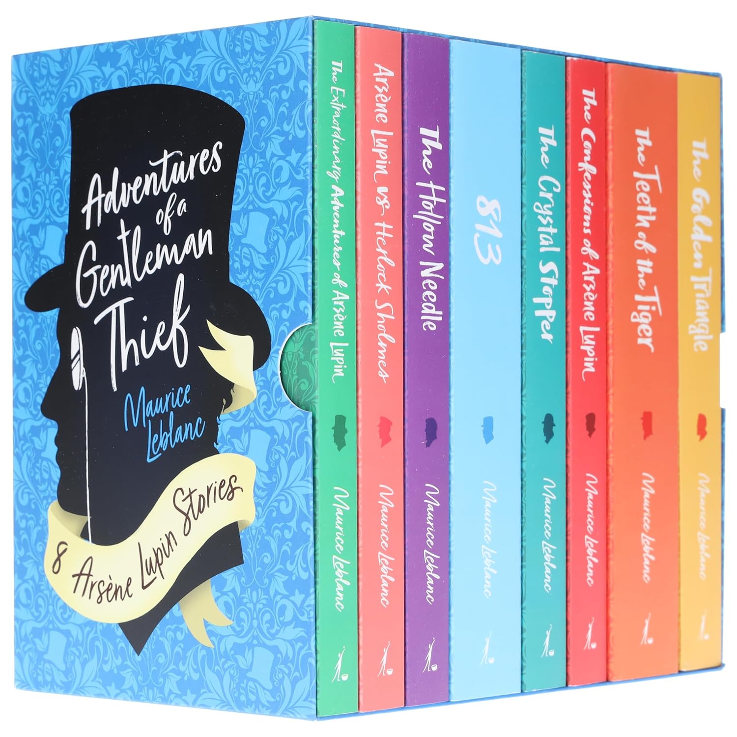 The Complete Arsène Lupin Collection by Maurice Leblanc - 8 Book Paperback Box Set - front cover
