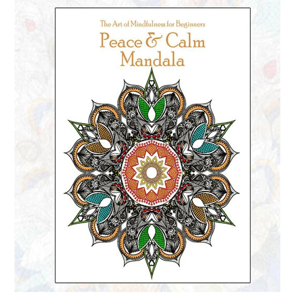 Art of Mindfulness for Beginners: Peace & Calm Mandala - B Jain Publishing paperback mindfulness colouring book for adults