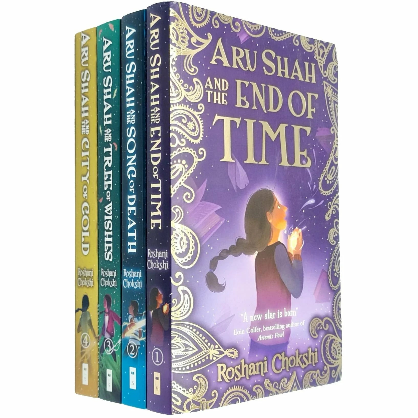 Aru Shah Series by Roshani Chokshi 4 Books Collection Set - Paperback - Ages 8-12 - front cover