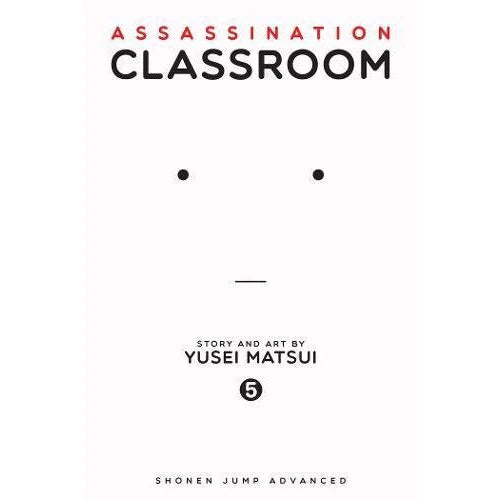 Assassination Classroom Volume 5 by Yusei Matsui - Paperback manga cover, VIZ Media, Young Adult ages 14+