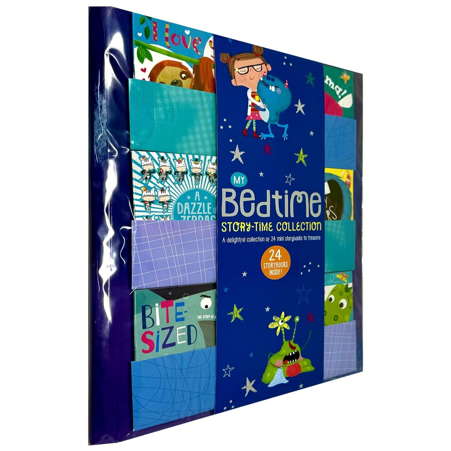 Bedtime Stories 24 Books Collection Set - Various Make Believe Ideas Authors - Ages 3-7 - Paperback front cover display