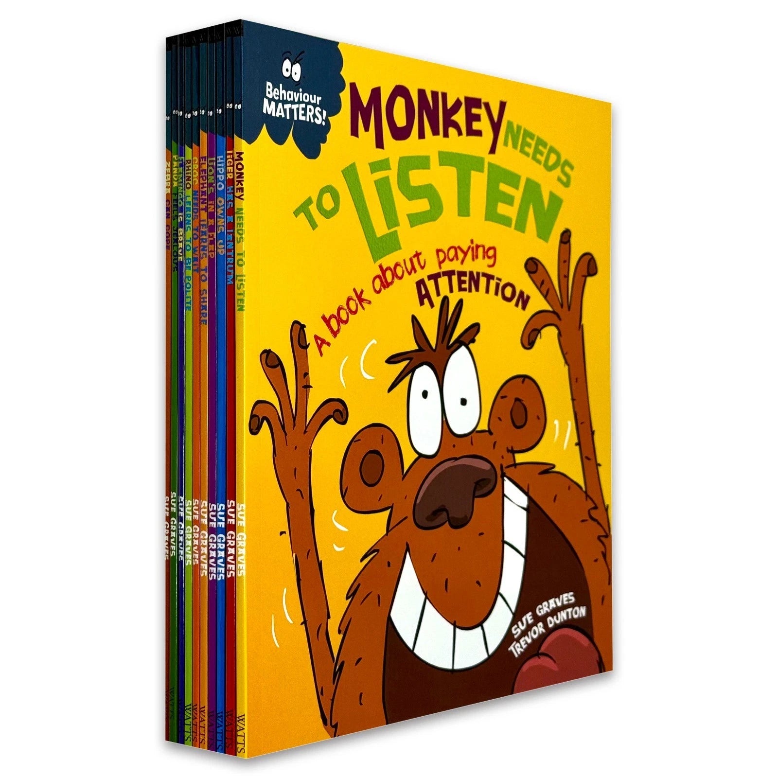 Behaviour Matters 10 Books Collection Set by Sue Graves and Trevor Dunton, paperback picture books for ages 3-5
