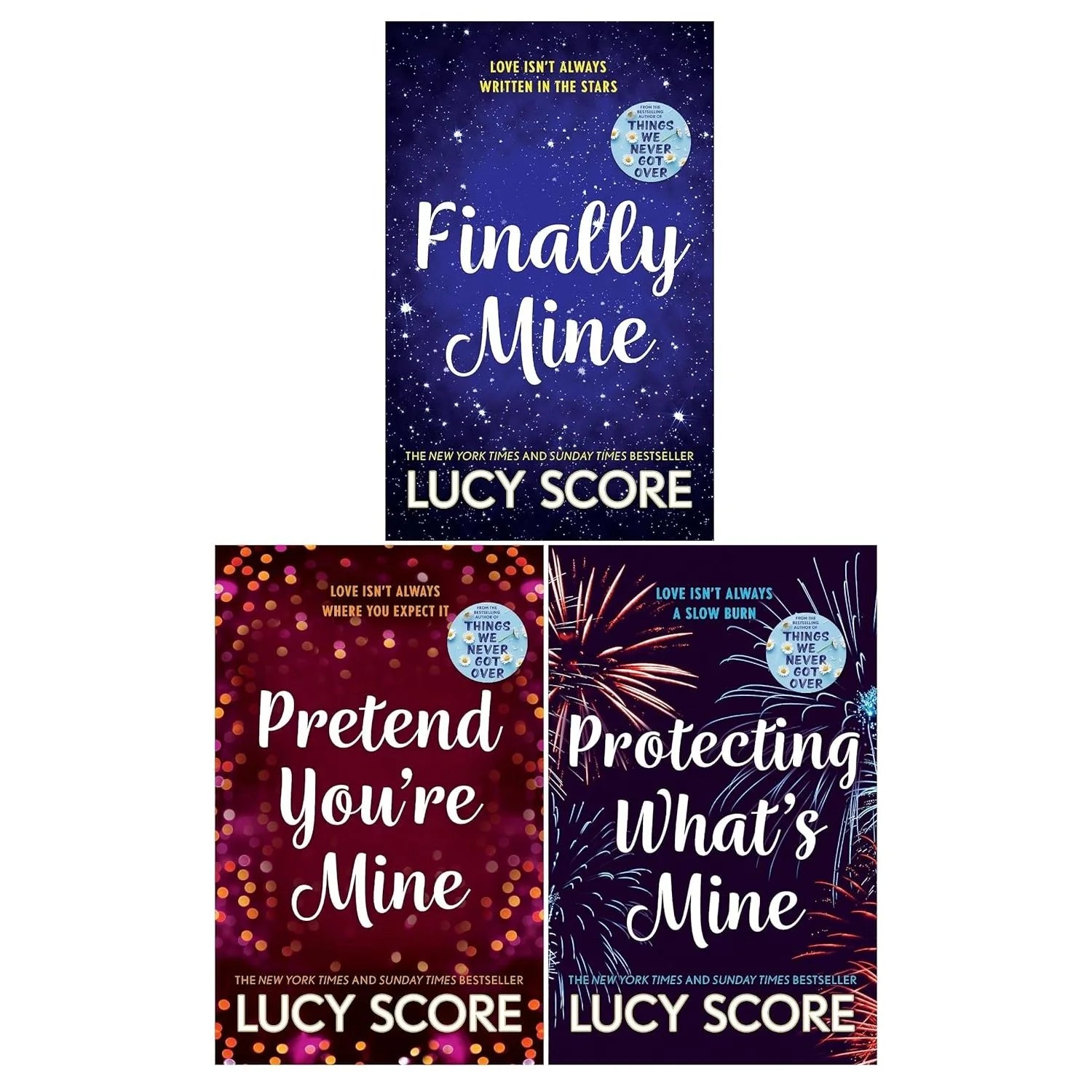 The Benevolence Series 3 Books Collection Set by Lucy Score - Pretend You're Mine, Finally Mine, Protecting What's Mine - Paperback contemporary romance box set
