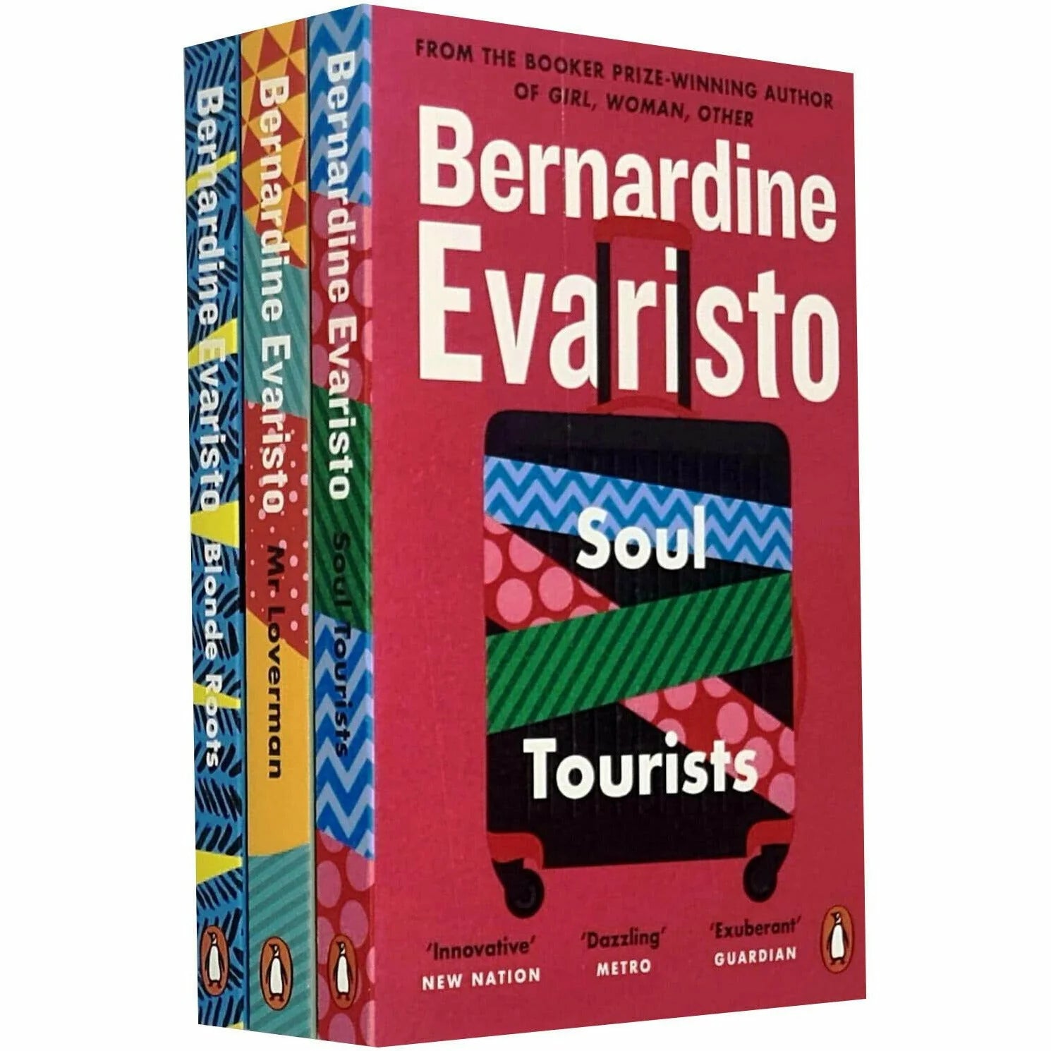 Bernardine Evaristo 3 Books Collection Set - Soul Tourists, Mr Loverman, Blonde Roots - Adult Fiction Paperback