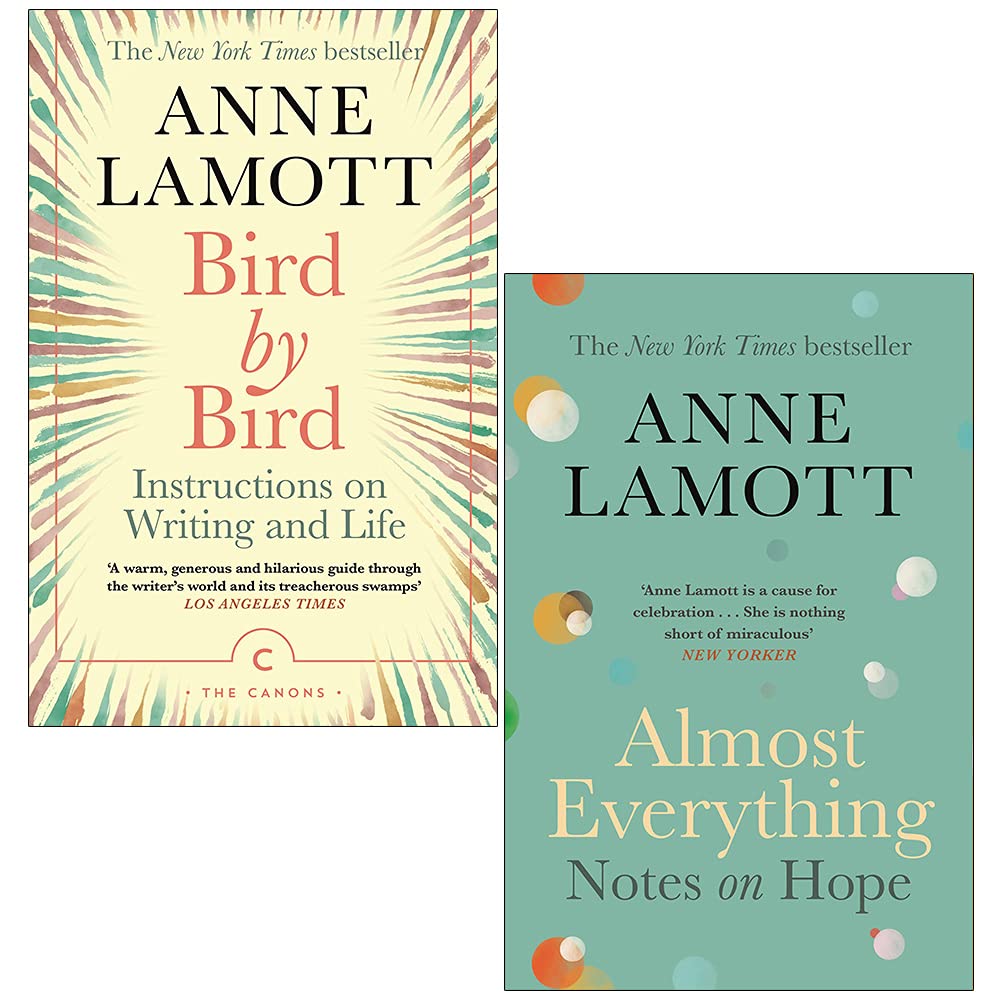 Bird by Bird and Almost Everything: Notes on Hope by Anne Lamott - 2 Book Paperback Collection Set