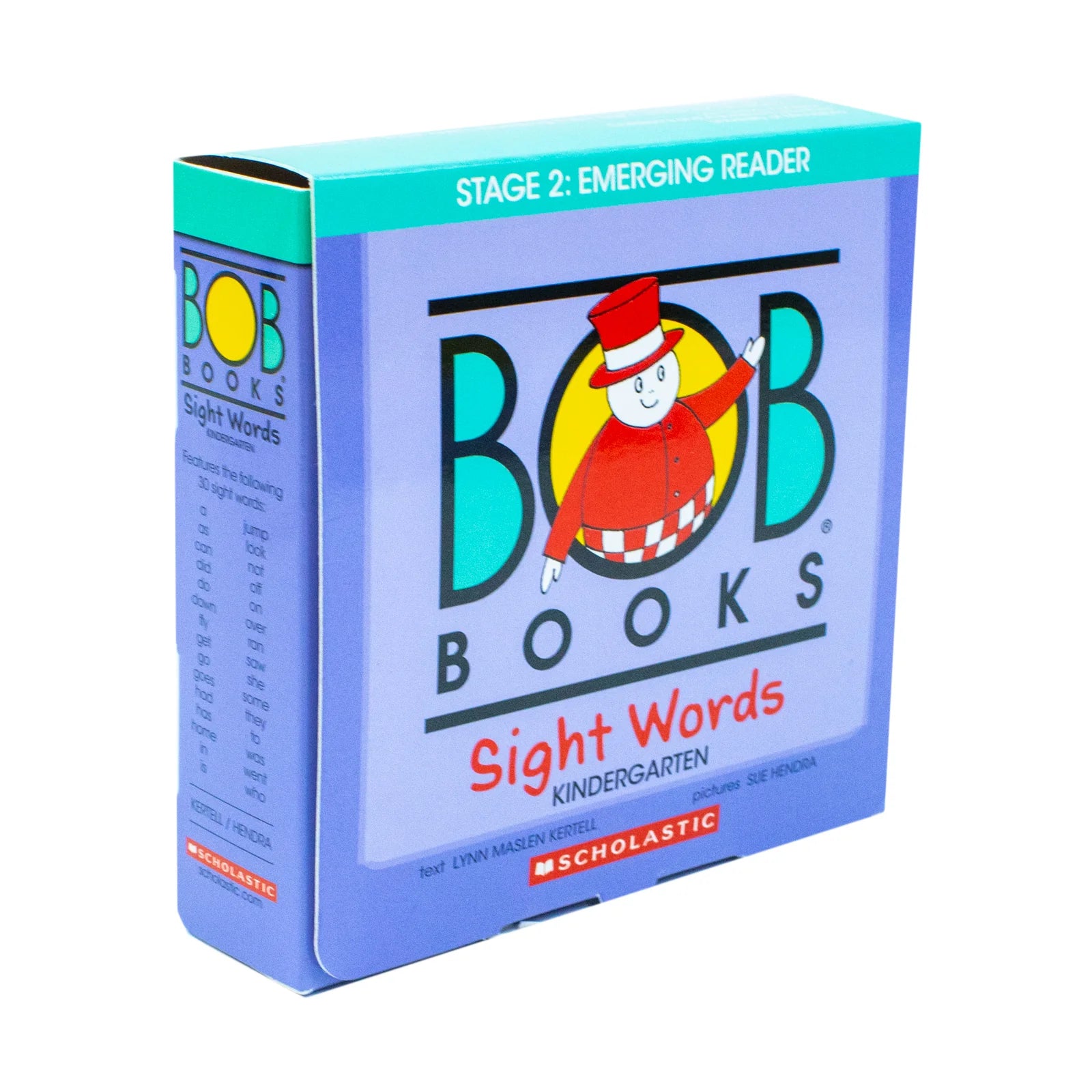Bob Books Sight Words Kindergarten 10 Books Collection Set by Lynn Maslen Kertell - paperback box set for ages 4-6