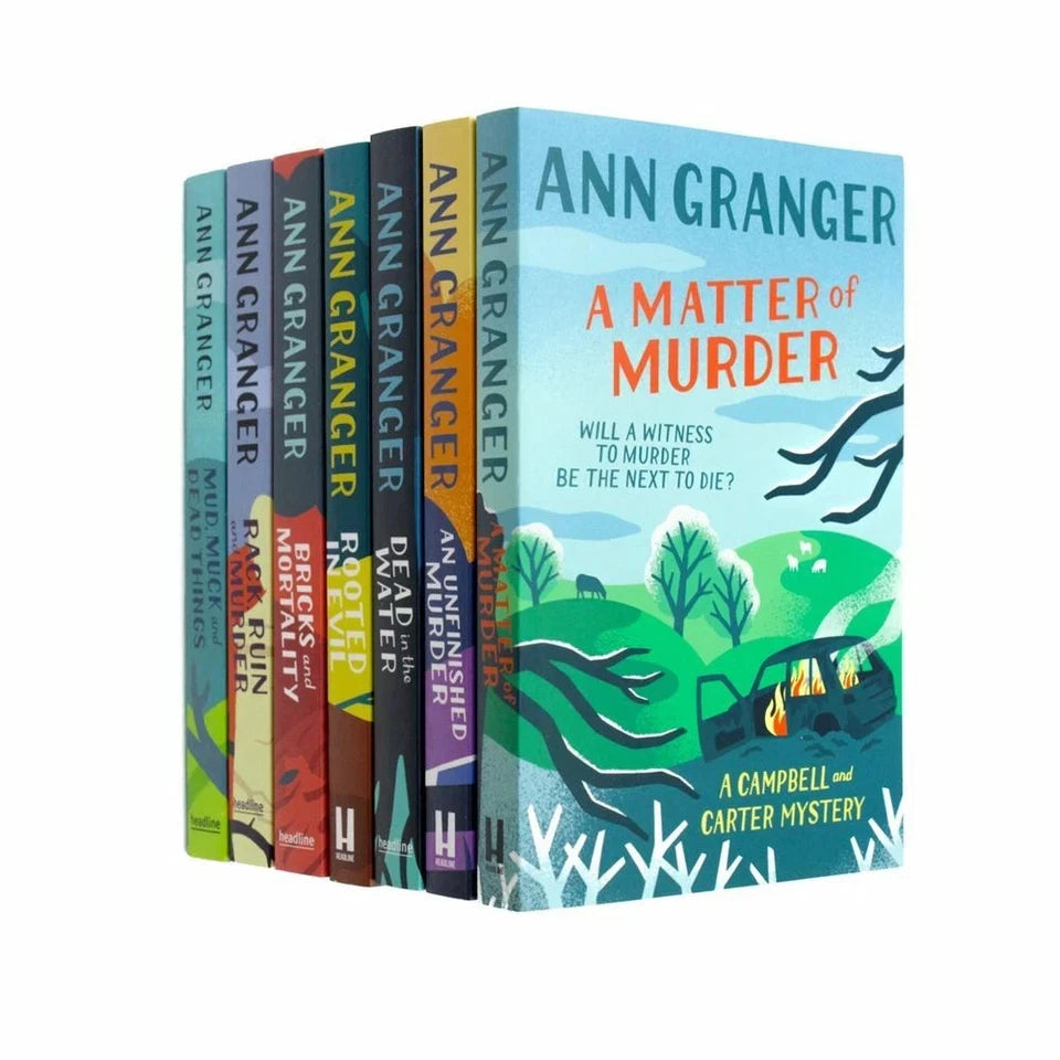 Campbell and Carter Mystery Series Books 1-7 Collection Set by Ann Granger - Paperback