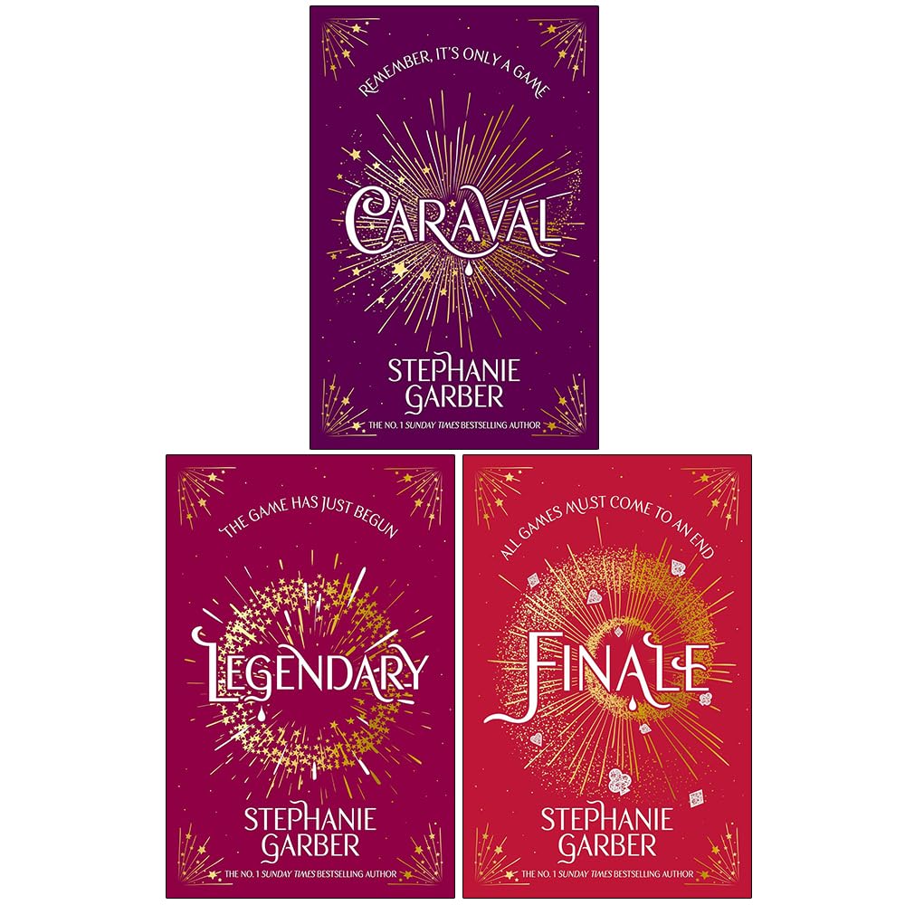 Caraval Series Complete Trilogy 3 Books Collection Set by Stephanie Garber - Young Adult Paperback boxed set cover