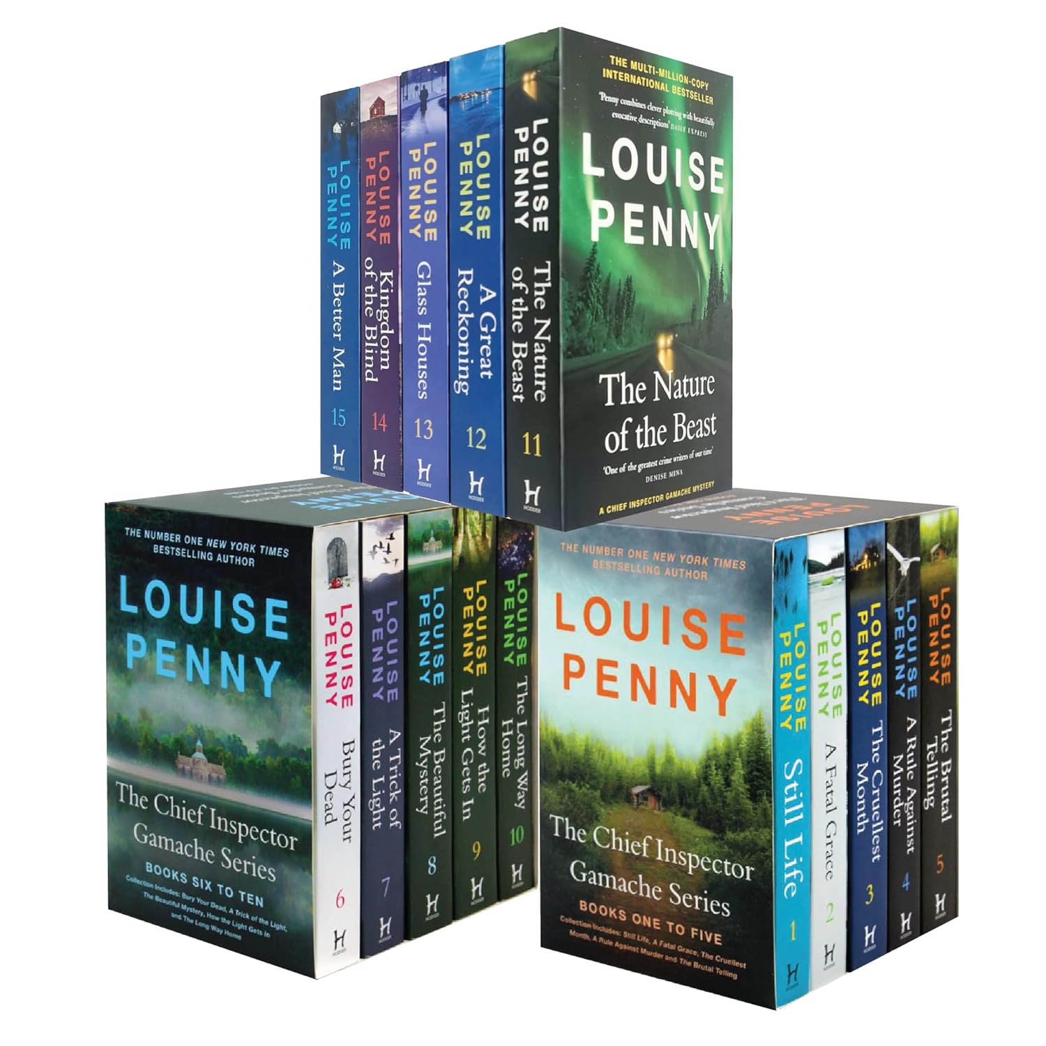 Louise Penny Chief Inspector Gamache 15 Books Collection Set - Still Life, Bury Your Dead, The Nature of the Beast and more - Paperback Adult Fiction