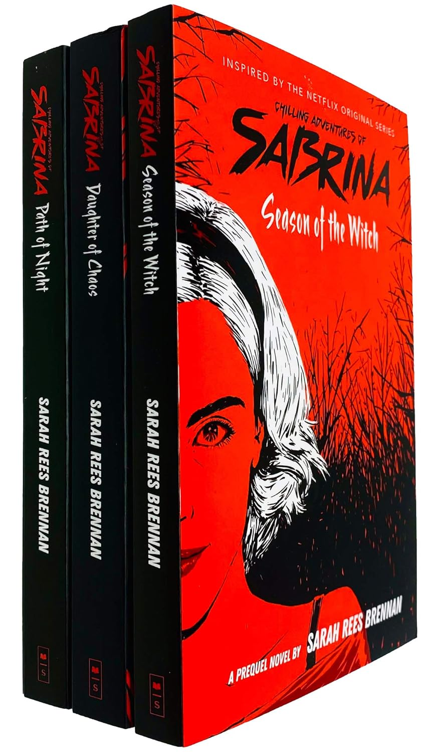 The Chilling Adventures of Sabrina 3 Books Collection Set by Sarah Rees Brennan - YA paperback set featuring Season of the Witch, Daughter of Chaos and Path of Night