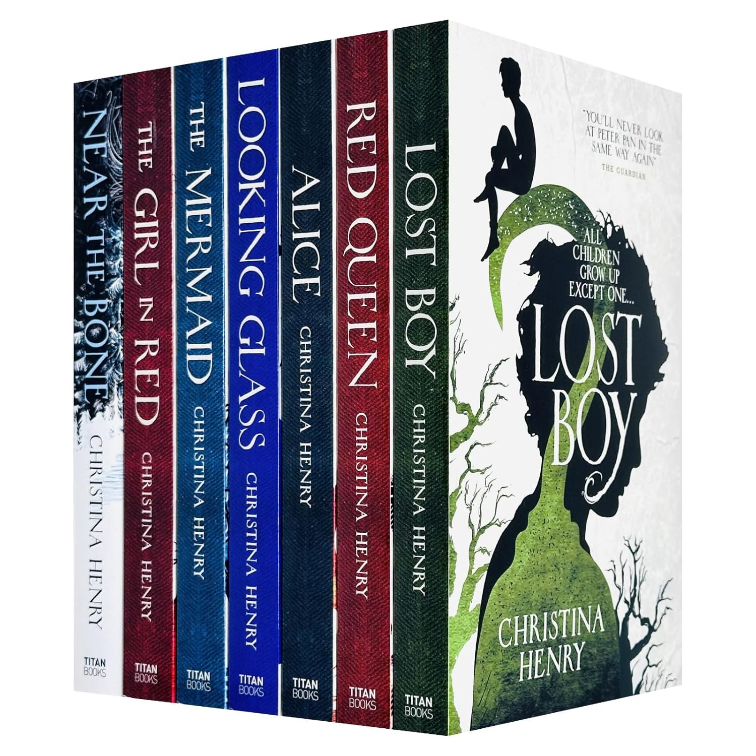 Christina Henry 7 Books Collection Set paperback - Alice, Red Queen, Looking Glass, Lost Boy, The Mermaid, The Girl in Red, Near the Bone