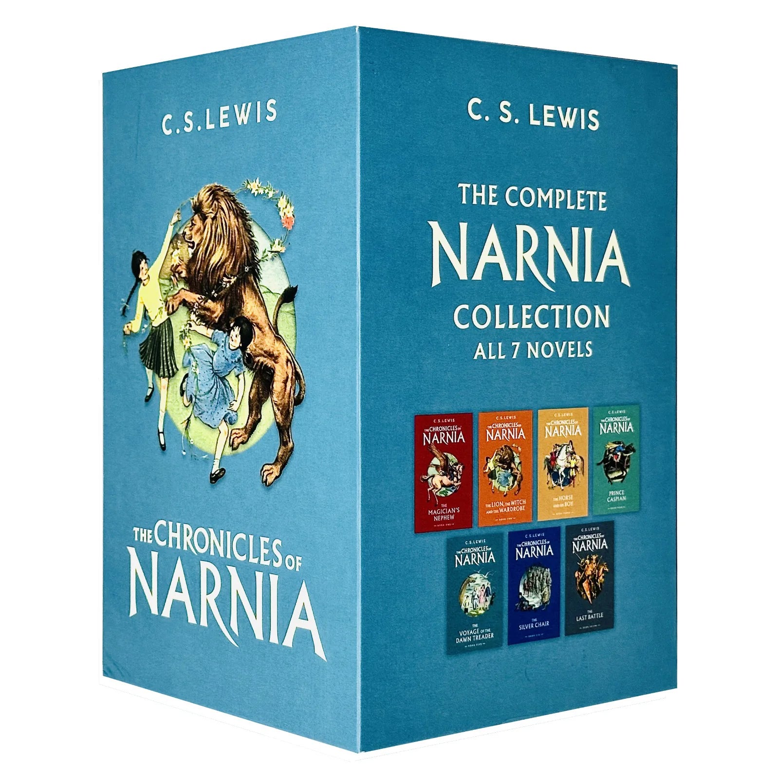 The Chronicles of Narnia 7 Books Collection Set by C.S. Lewis - complete paperback box set, ages 8 plus