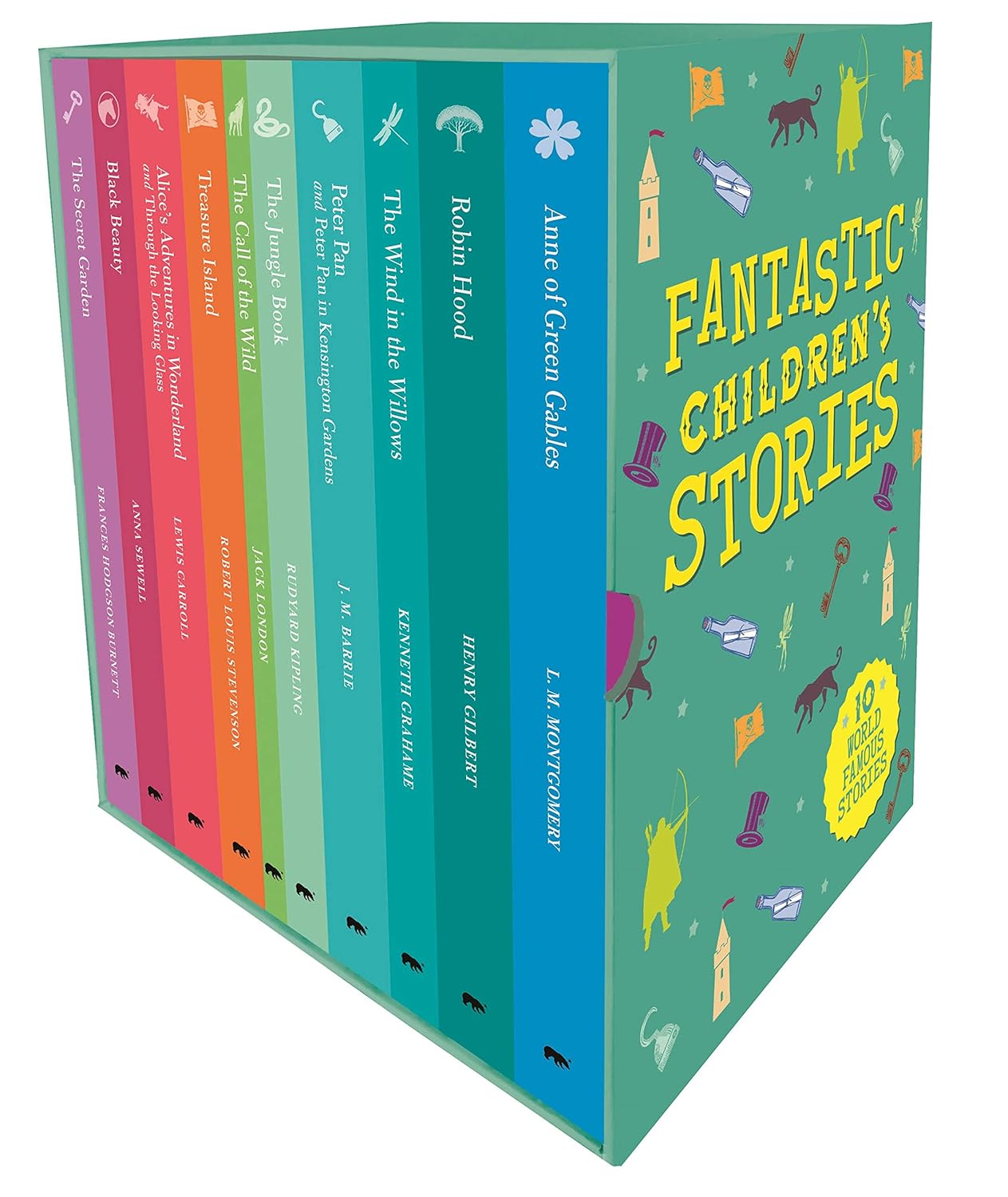 Classic Children's Stories 10 Books Collection Set paperback box set for ages 9-12 - front view