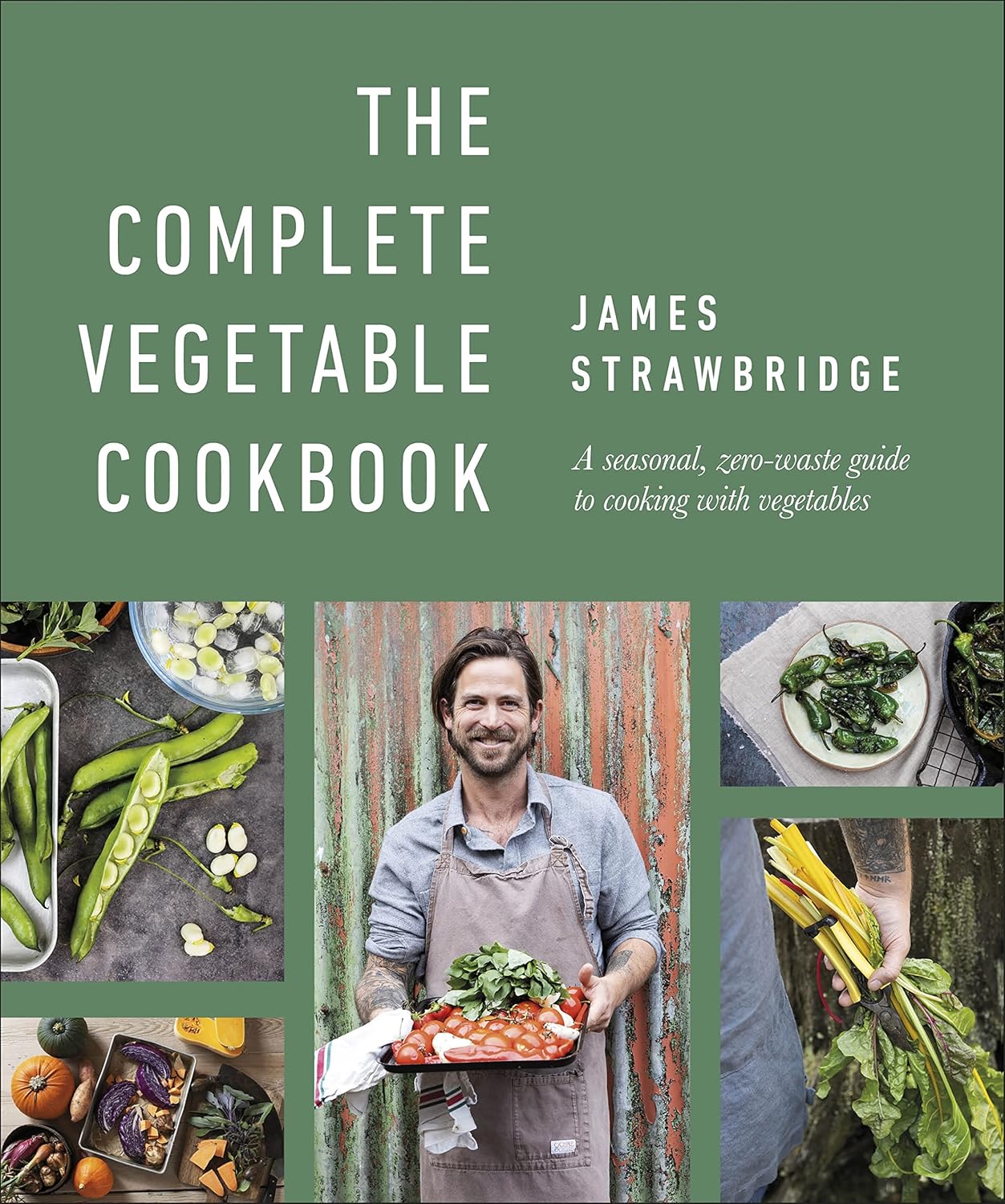 The Complete Vegetable Cookbook by James Strawbridge - hardback vegetarian cookbook front cover