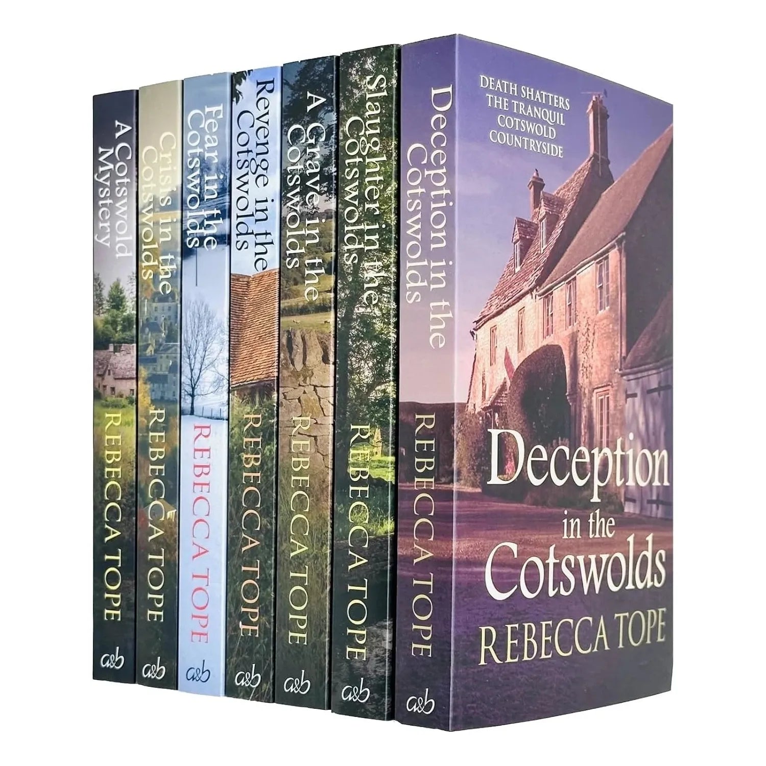 Cotswold Mystery Series by Rebecca Tope 7 Books Collection Set - Fiction Paperback - front cover pack shot