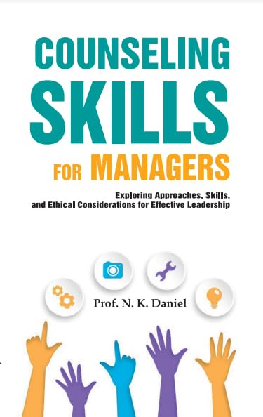 Counseling Skills For Managers by Prof. N.K. Daniel - Paperback book cover, leadership and workplace counseling guide