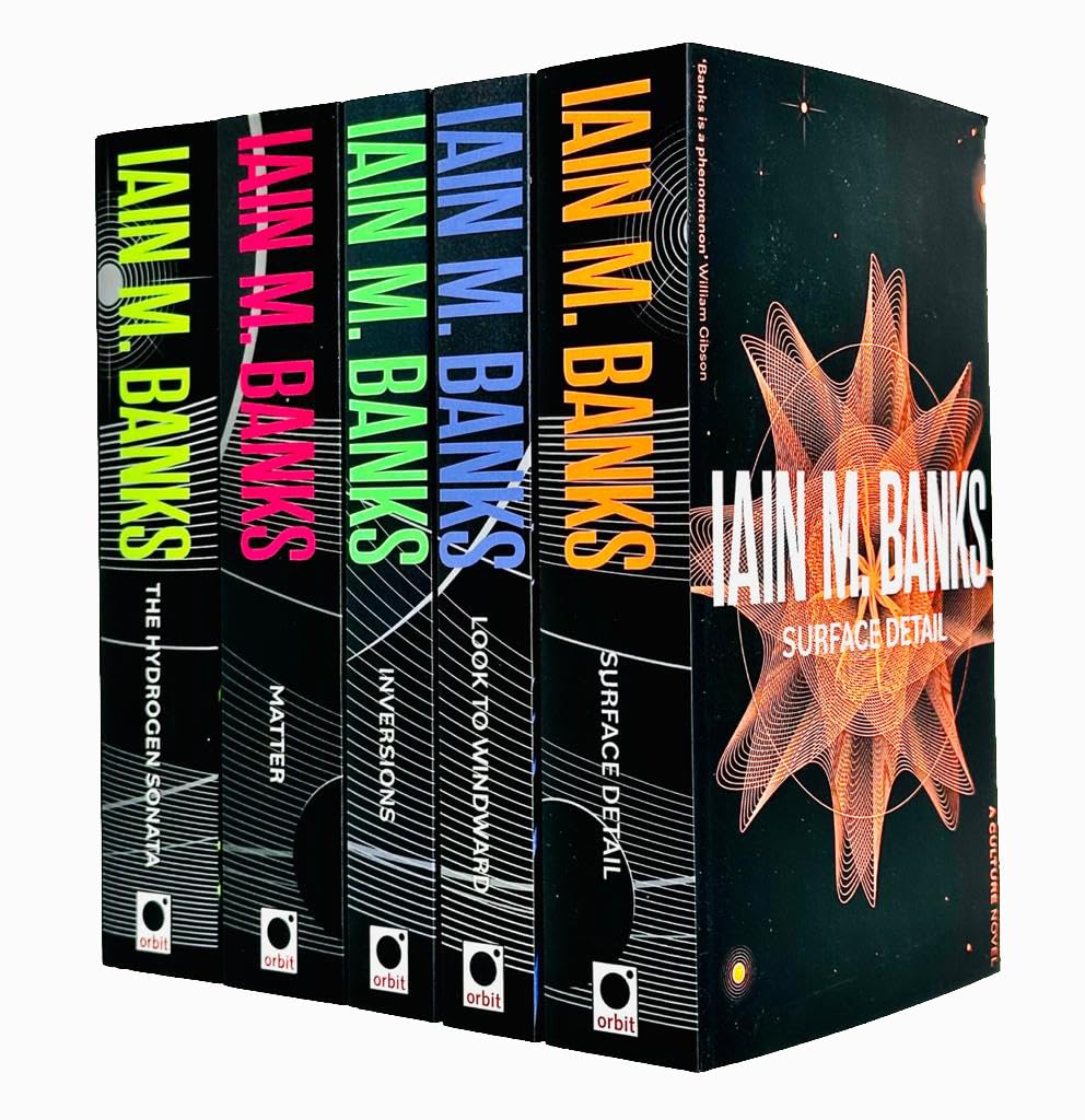 The Culture Series by Iain M Banks 5 Books Collection Set - Paperback front cover