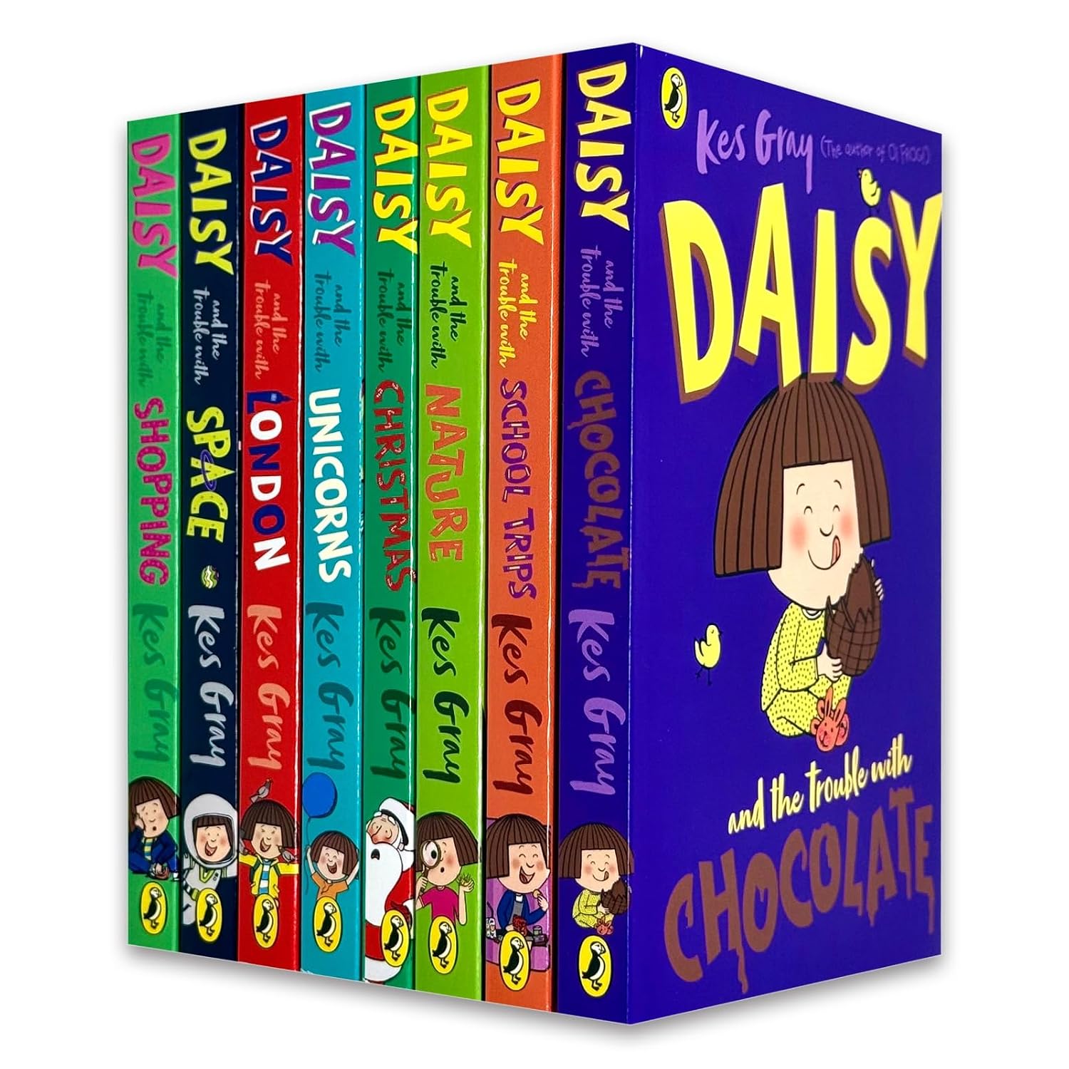 The Daisy Collection by Kes Gray - 8 books paperback set cover, ages 5-9
