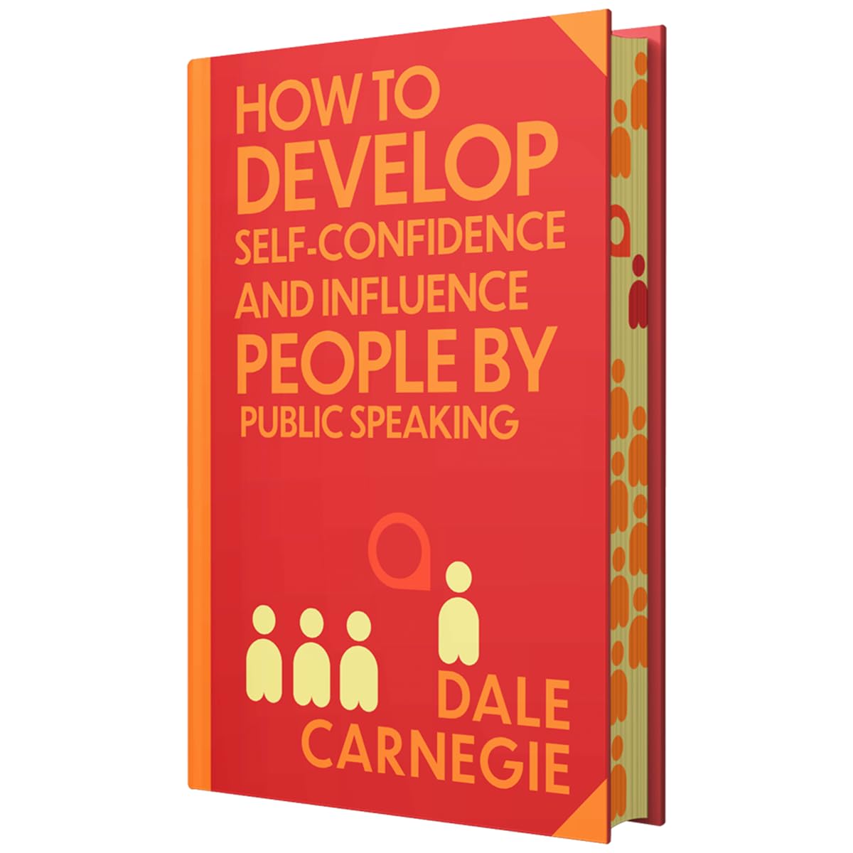 How to Develop Self-Confidence and Influence People by Dale Carnegie - Wilco sprayed edge hardback cover