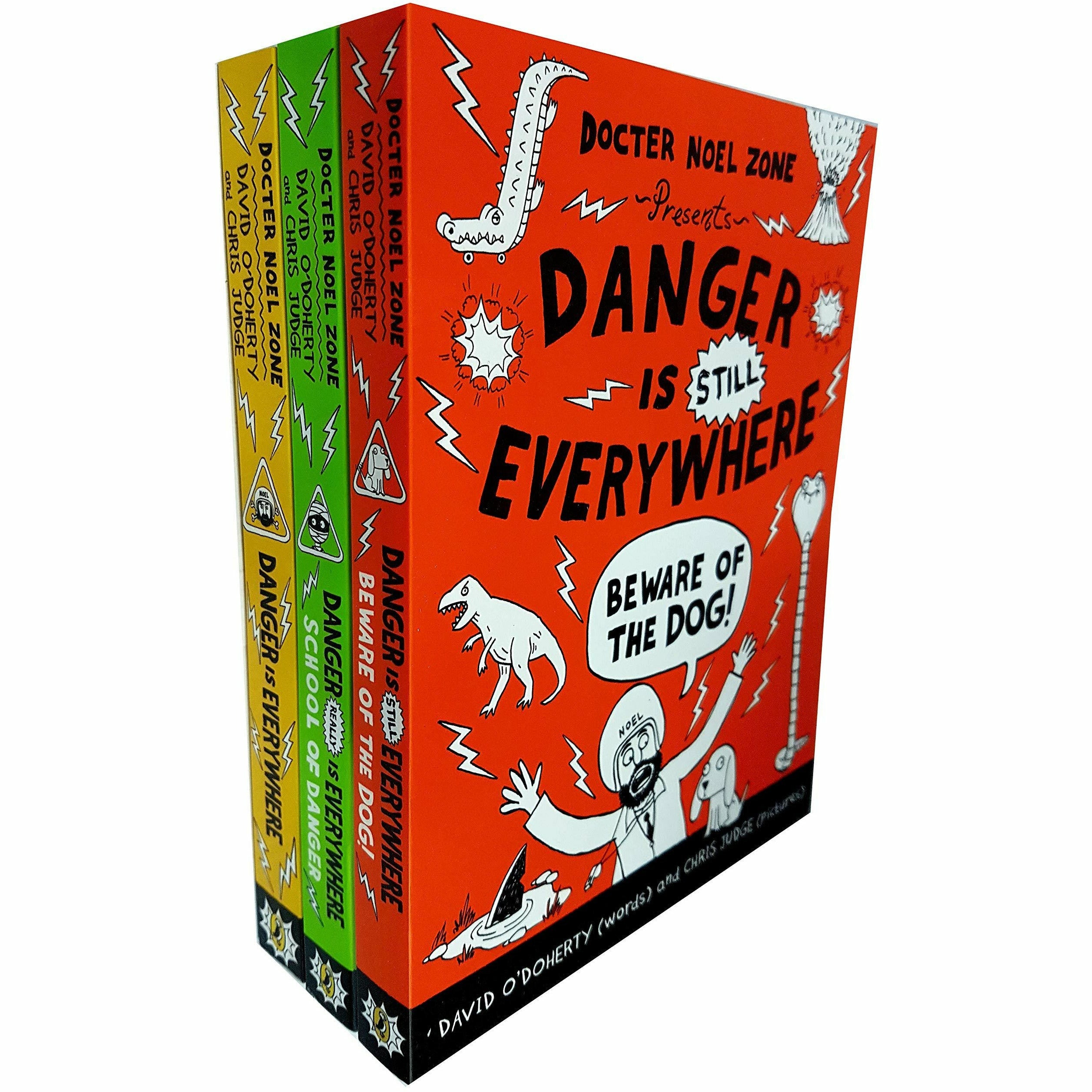 Danger Is Everywhere 3 Book Collection Set by David O'Doherty - Paperback - Ages 9-12 - Danger Is Everywhere, Danger Really is Everywhere, Danger is Still Everywhere