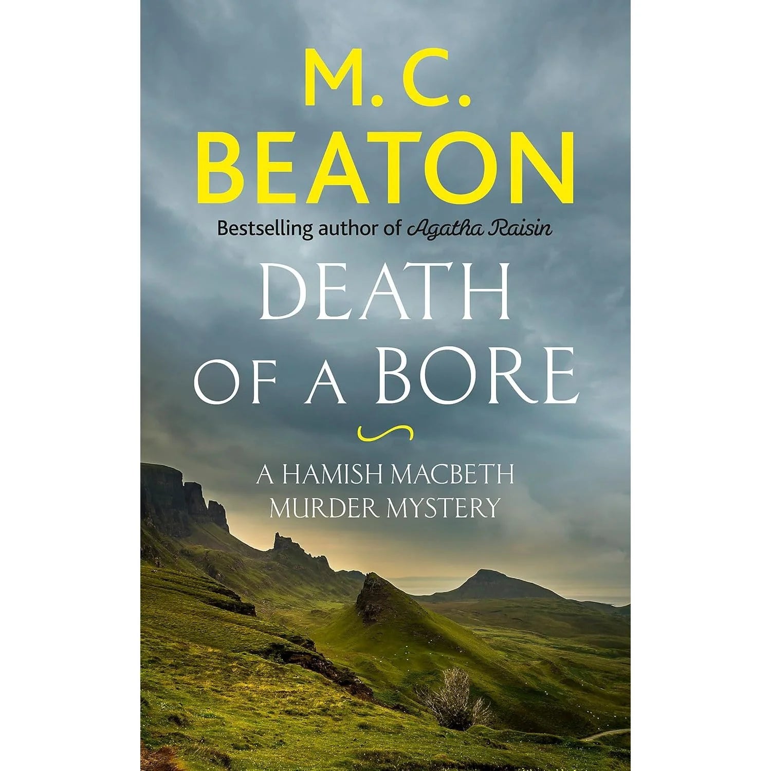 Death of a Bore by M.C. Beaton - Hamish Macbeth Mystery Book 20 - Paperback front cover