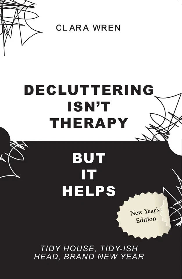 Decluttering Isn't Therapy But It Helps by Clara Wren - Non Fiction Paperback front cover
