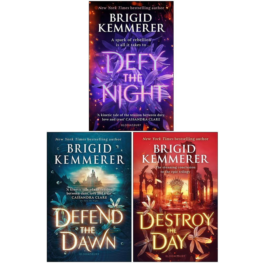 Defy the Night Series 3 Books Collection Set by Brigid Kemmerer - Defy the Night, Defend the Dawn & Destroy the Day - YA Paperback