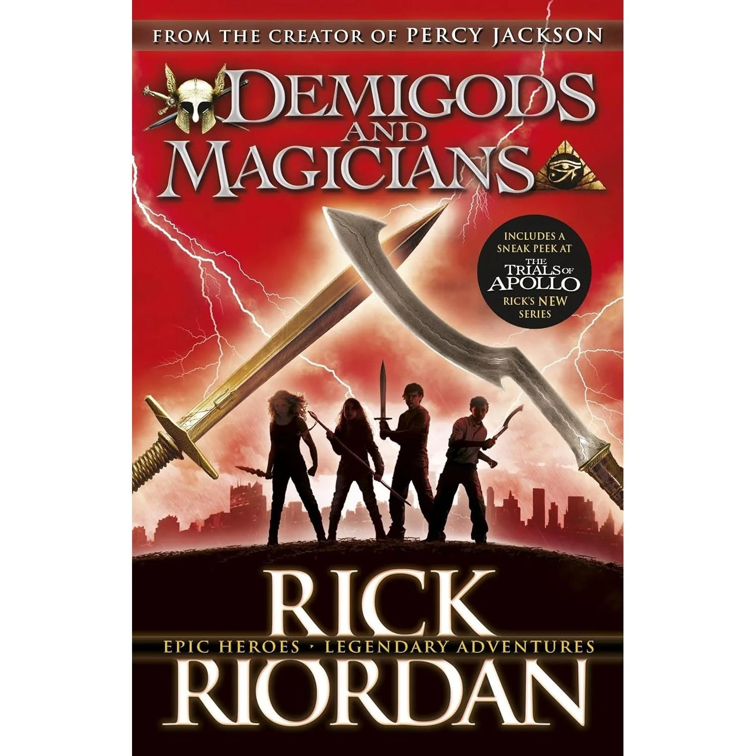 Demigods and Magicians by Rick Riordan - Percy Jackson and Kane Chronicles crossover stories - Paperback - Ages 9-12