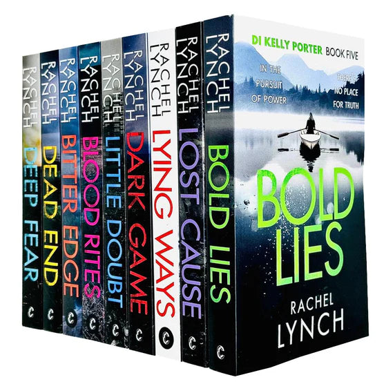 DI Kelly Porter series by Rachel Lynch - 9 books paperback collection set including Dark Game