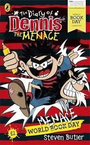 Diary of Dennis the Menace Flip Book Bind-Up by Steven Butler - Puffin paperback for ages 7-12