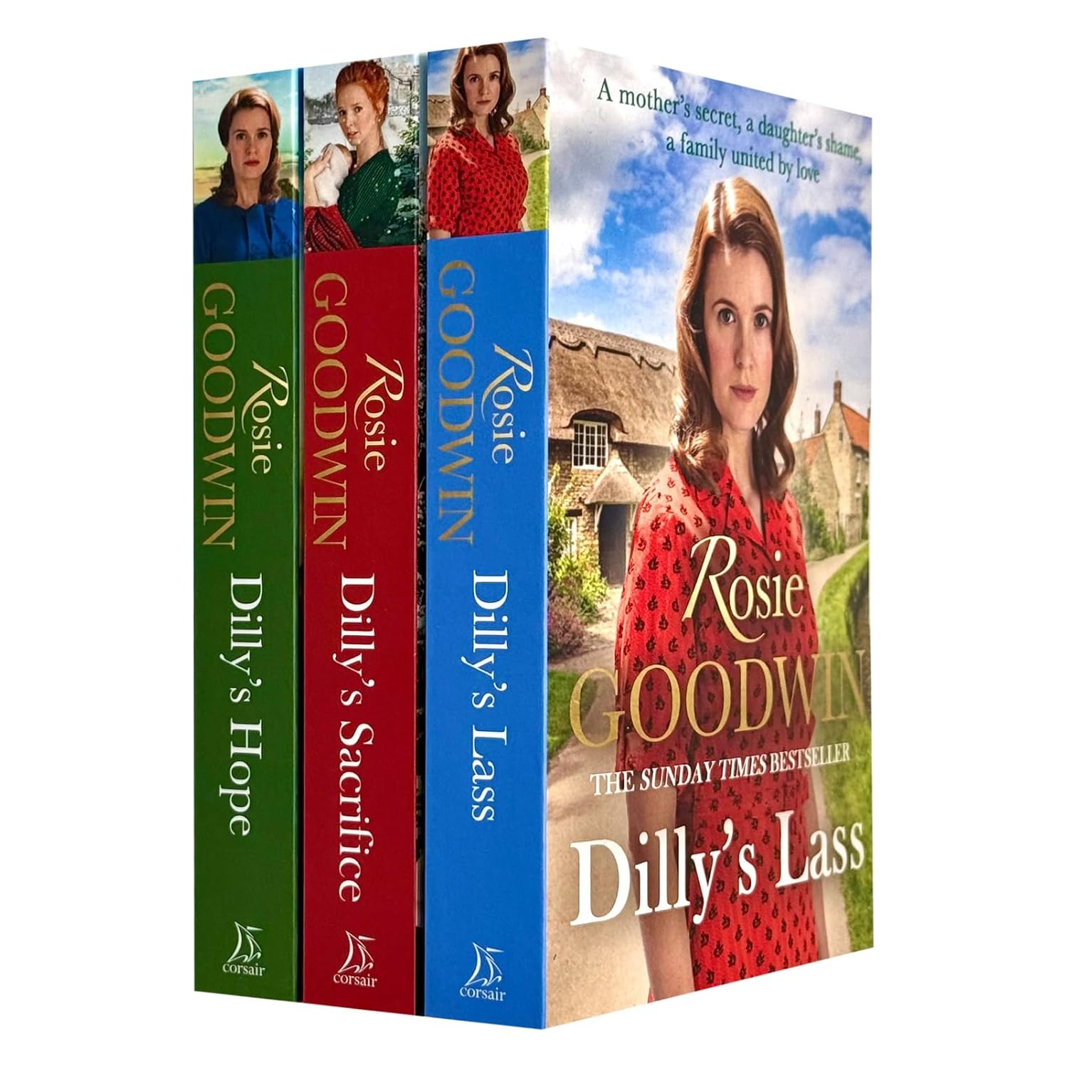 Dilly's Story Series by Rosie Goodwin - 3 Books Collection Set - Paperback - front cover