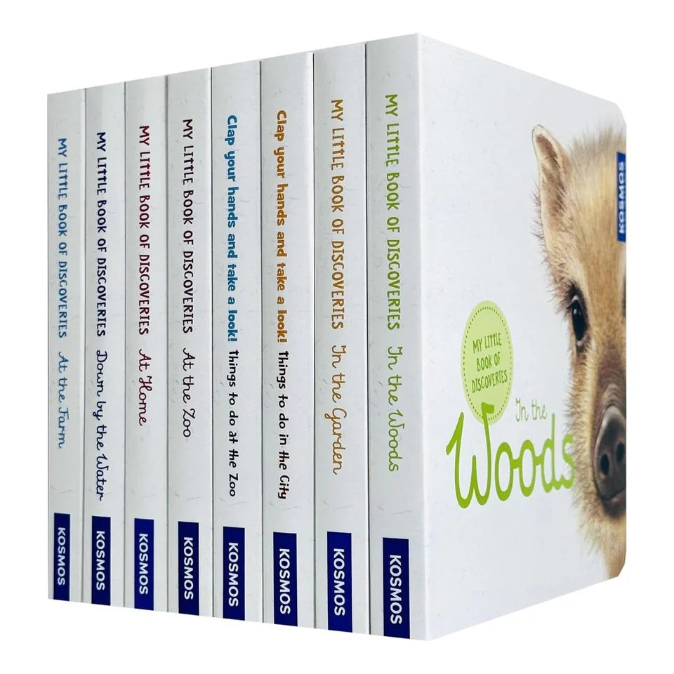 My Large Treasure Box of Books Discover Animals 8 Book Set by Regina Schwarz - board book box set for ages 1-4