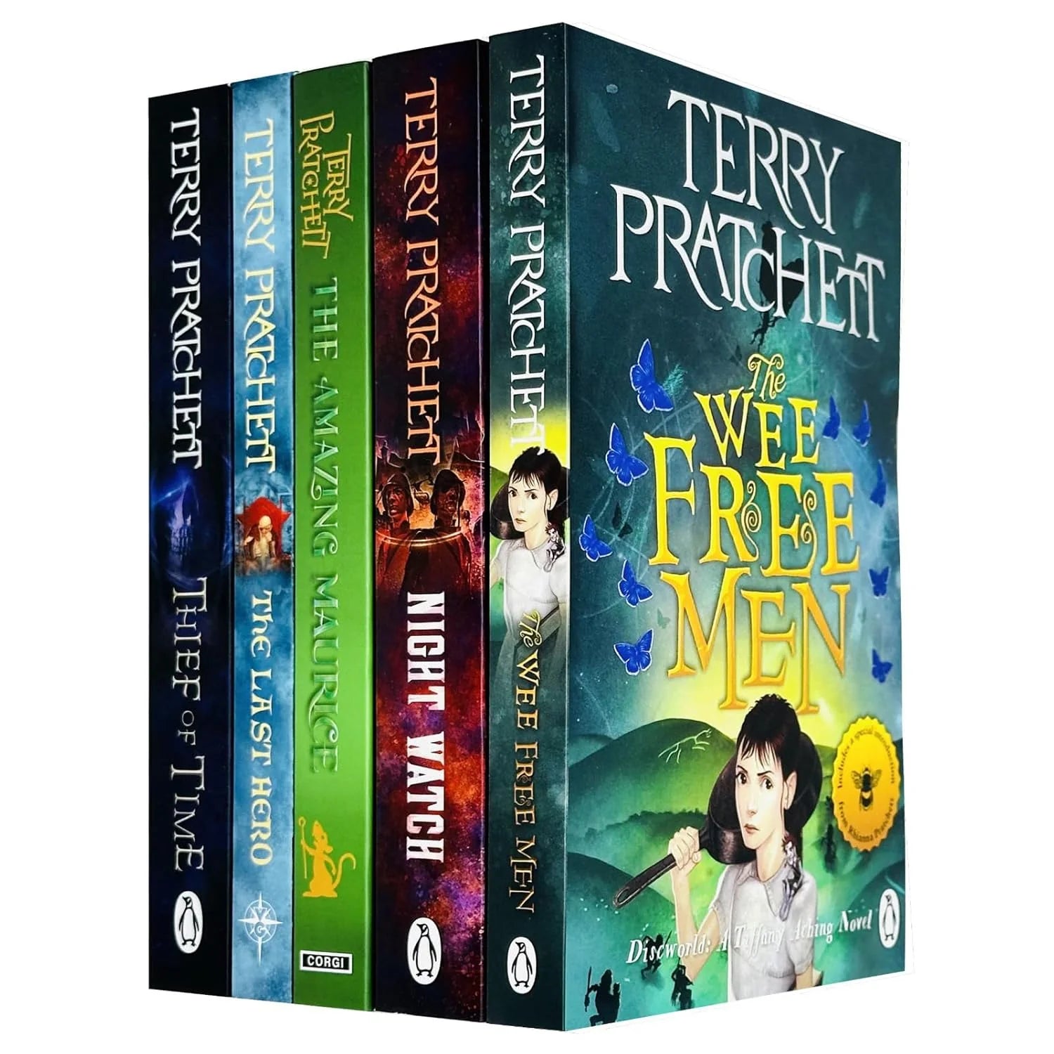 Discworld Series 6 by Terry Pratchett - 5 Books Paperback Collection Set including Night Watch and The Wee Free Men