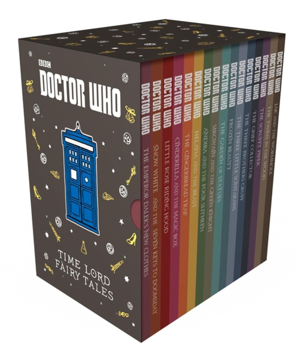 Doctor Who Time Lord Fairy Tales Slipcase Edition - 16 hardback book collection set by Justin Richards, ages 7-9