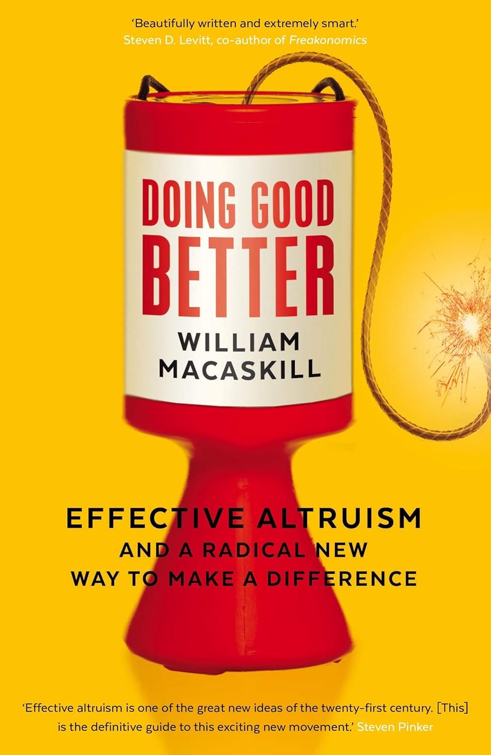 Doing Good Better: Effective Altruism by Dr William MacAskill - Paperback non-fiction book cover