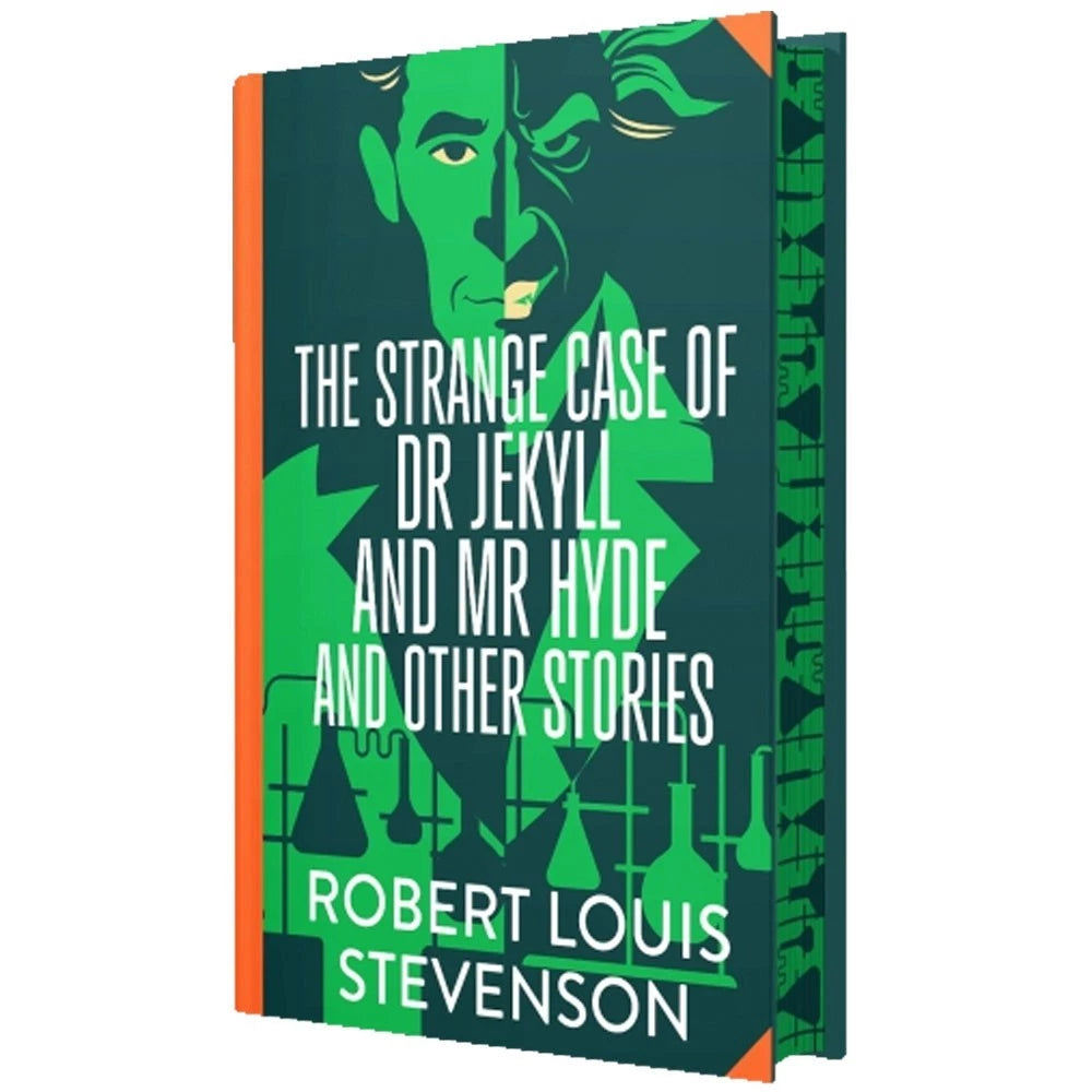Front cover of The Strange Case of Dr Jekyll and Mr Hyde by Robert Louis Stevenson, sprayed edge premium hardback edition