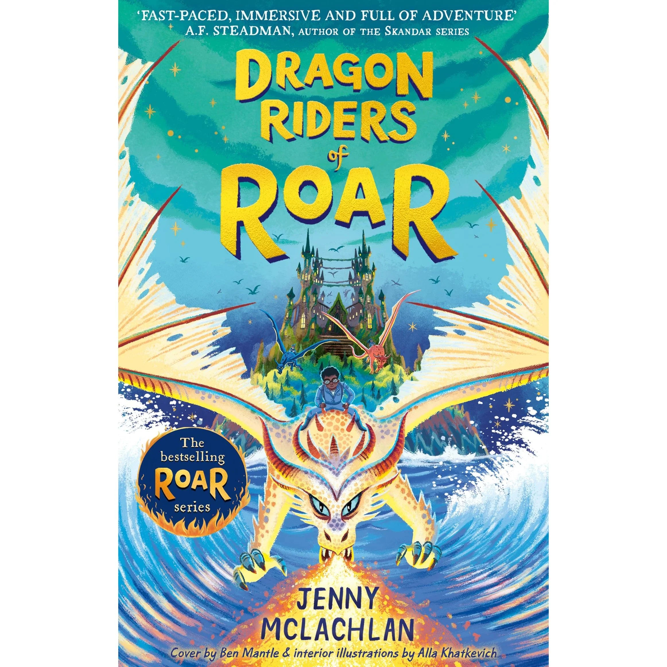 Dragon Riders of Roar - Land of Roar Book 4 by Jenny McLachlan - Paperback fantasy adventure for ages 8-12